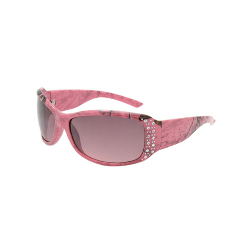 Ladies RacerXX RealTree Pink Camo Sunglasses