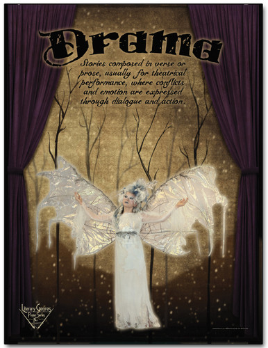 Drama Literary Poster