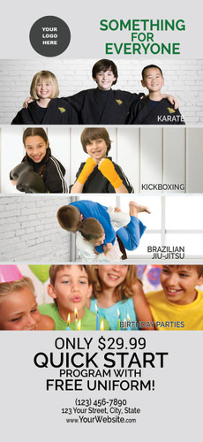 General Kids Martial Arts V2 Rack Cards