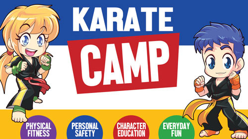*NEW!! Kickin' Martial Arts/Karate Camp Vinyl Banner V1