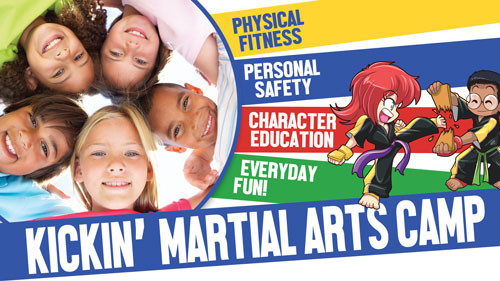 *NEW!! Kickin' Martial Arts/Karate Camp Vinyl Banner V4