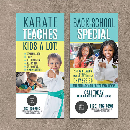 NEW!! Karate Teaches V5 Rack Cards