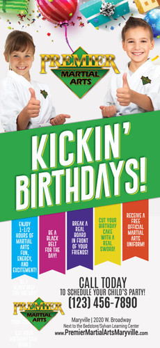 NEW!! Premier Birthday V1 Rack Cards