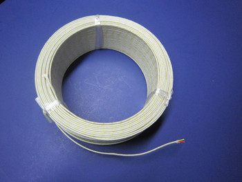 High Temperature K-type Thermocouple Wire AWG 24 Solid w Fiberglass High Temperature K-type Thermocouple Wire AWG 24 Solid w Fiberglass