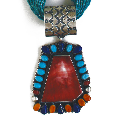 Colorful Pendant w/Necklace