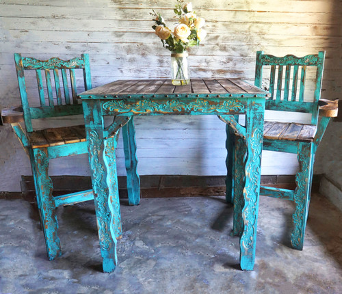 Riviera Bar Table + 4 Stools