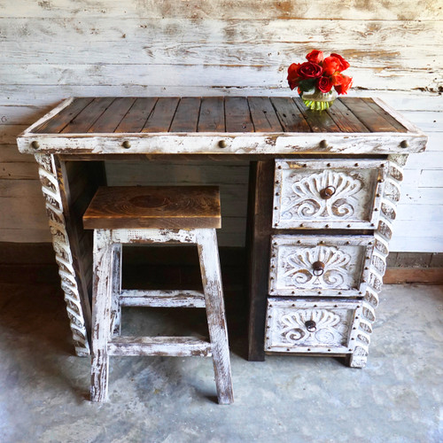 Agave Make Up Vanity & Stool