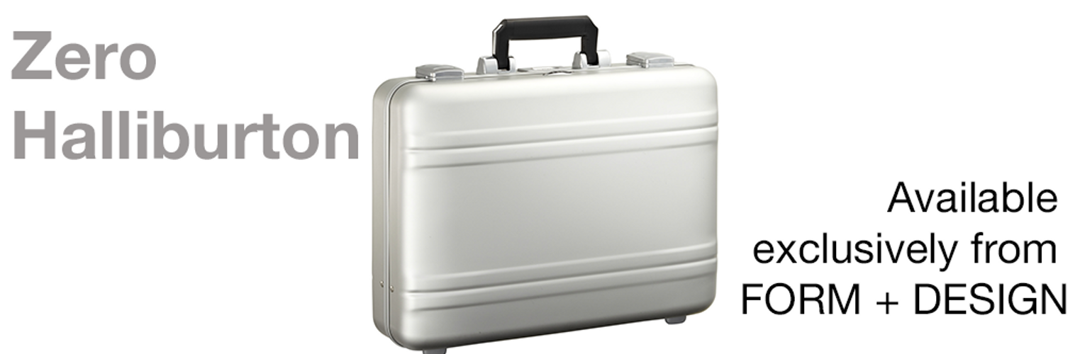 Zero Halliburton Aluminium Attachè and Luggage Available again in Australia Exclusively from FORM + DESIGN