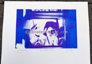 "DAVE REFLECTION 1965" - purple/blue silkscreen No.1 of 23