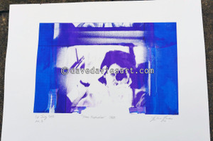 "DAVE REFLECTION 1965" - purple/blue silkscreen No.2 of 23