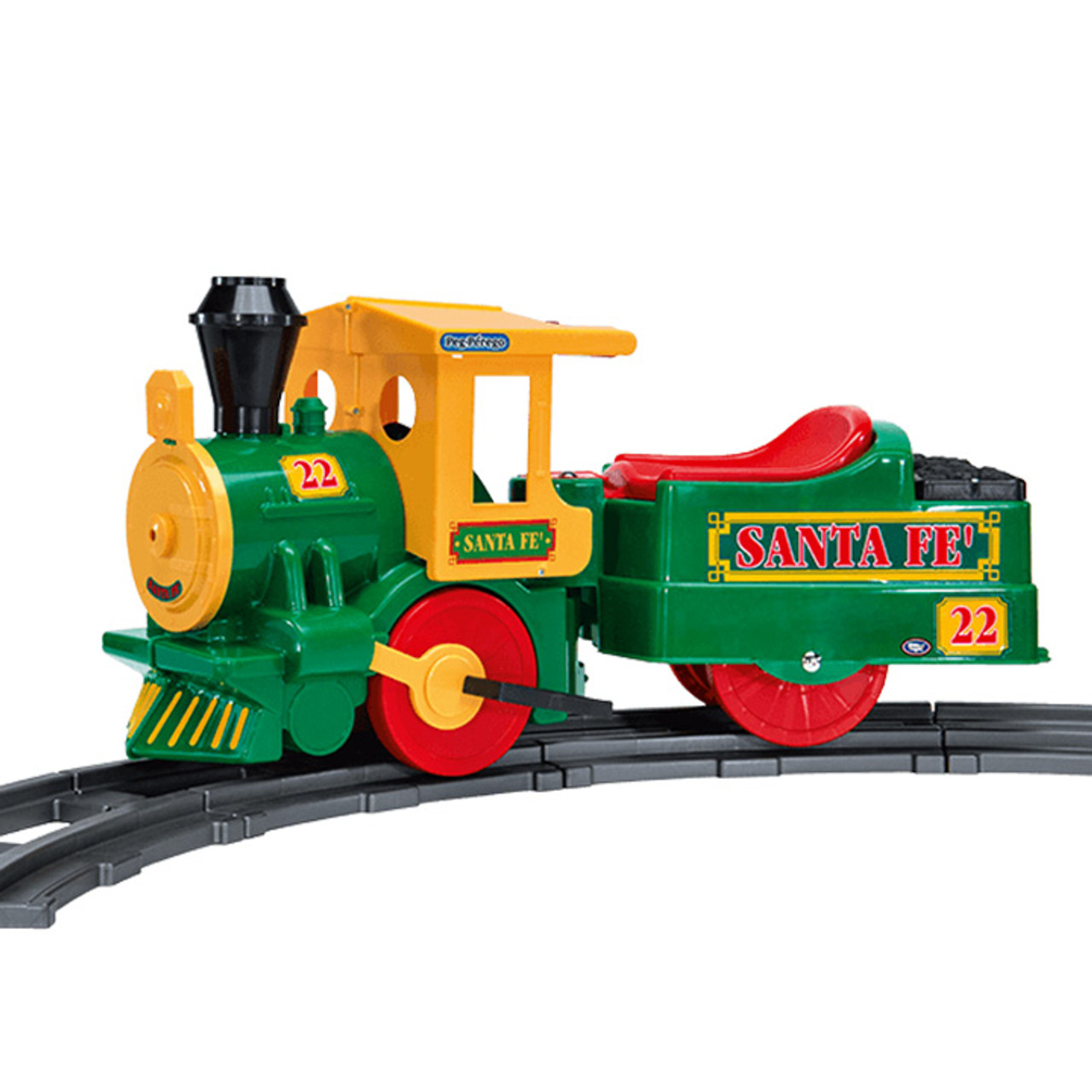 Toddlers 6v Official Peg Perego Ride On Train with Track Peg Perego