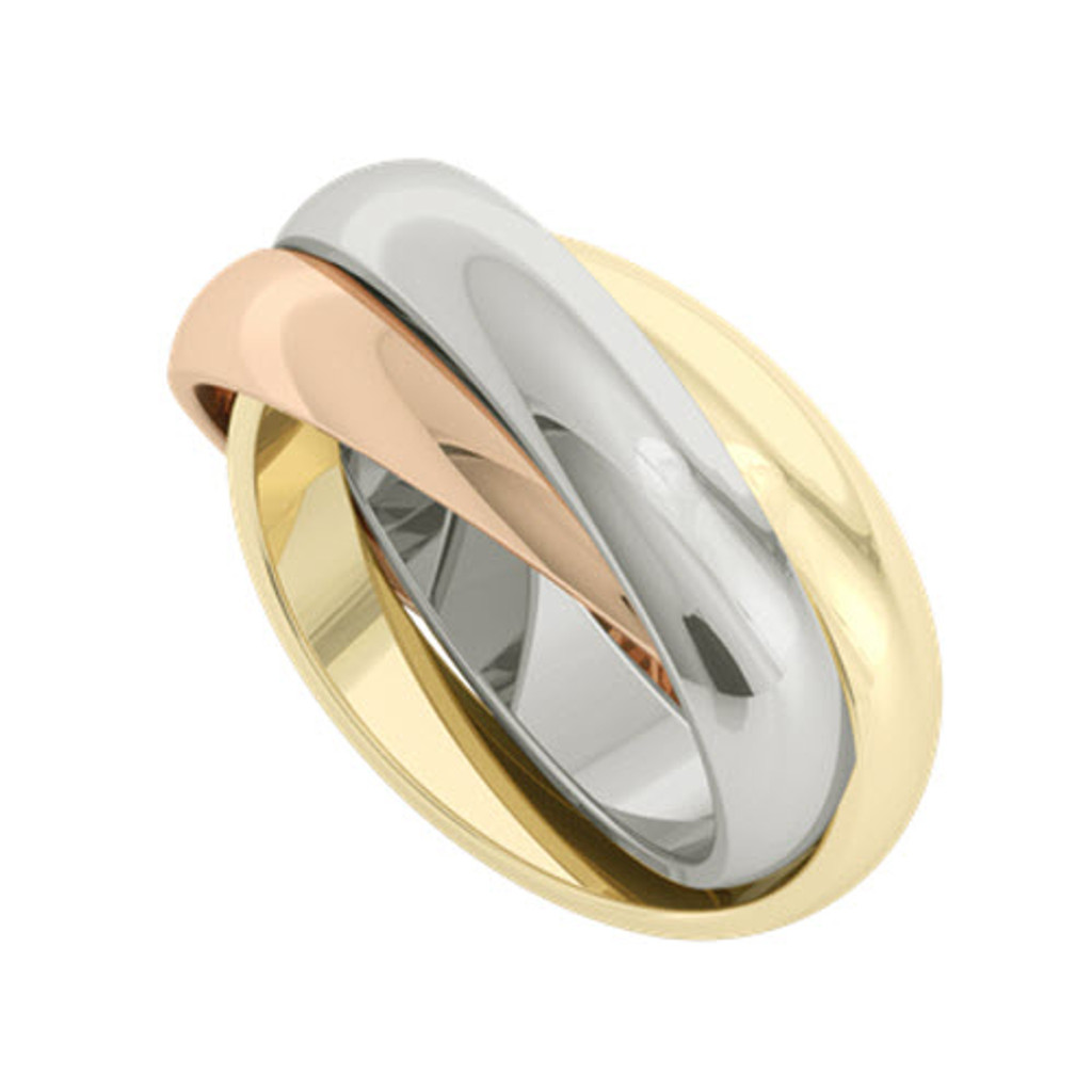 Russian Wedding Ring Juno 9ct MultiGold StyleRocks