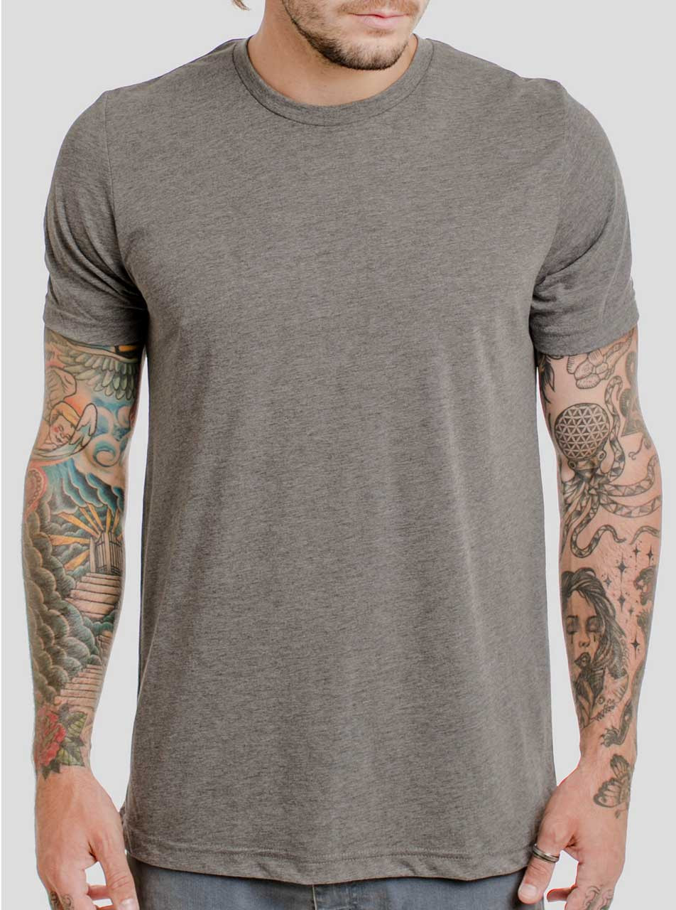 Download Heather Grey T Shirt - Men's T-Shirts - FREE Shipping