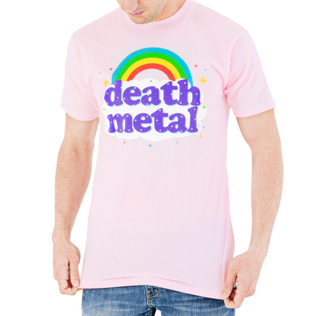 pink death metal t shirt