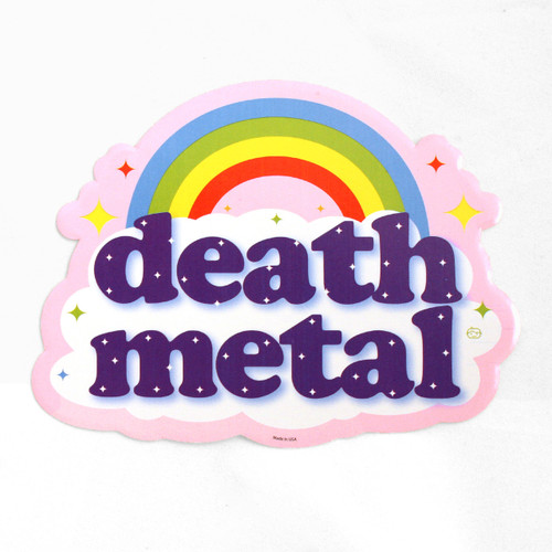 Death Metal Rainbow Sticker