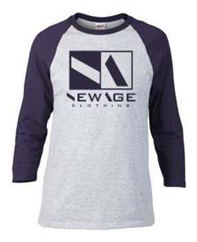 New Age Clothing | Premier HGY-NVY-NVY Raglan New Age Clothing | Premier HGY-NVY-NVY Raglan