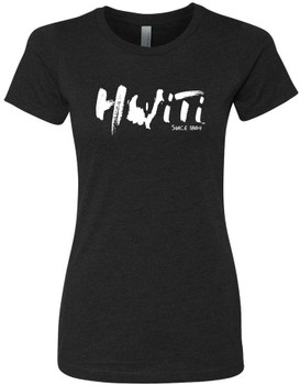 Hispaniola Port & Trade Company | "Haiti 1804" Ladies Vintage Black Fitted Crew Hispaniola Port & Trade Company | "Haiti 1804" Ladies Vintage Black Fitted Crew