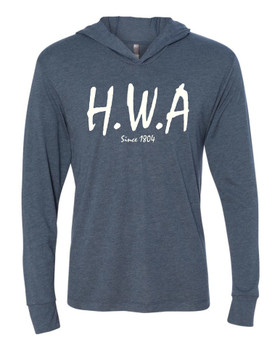 Hispaniola Port & Trade Company | H.W.A "Since 1804" Unisex Hooded Vintage Blue Tee Hispaniola Port & Trade Company | H.W.A "Since 1804" Unisex Hooded Vintage Blue Tee