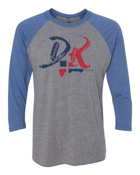 Hispaniola Port & Trade Company | DR "Since 1844" Vintage Navy-Dark Heather Raglan Tee Hispaniola Port & Trade Company | DR "Since 1844" Vintage Navy-Dark Heather Raglan Tee