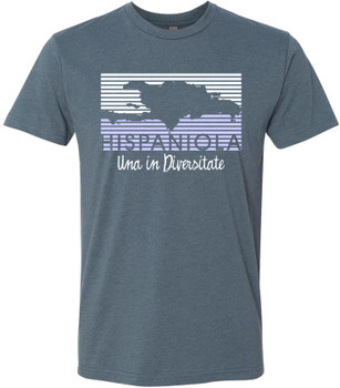 Hispaniola Port & Trade Company | Una in Diversitate Premium Unisex Heather Navy Crew Hispaniola Port & Trade Company | Una in Diversitate Premium Unisex Heather Navy Crew
