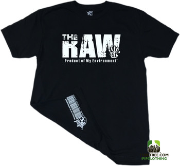 Rep Ur Hood "The Raw Environment" Black Crew Rep Ur Hood "The Raw Environment" Black Crew
