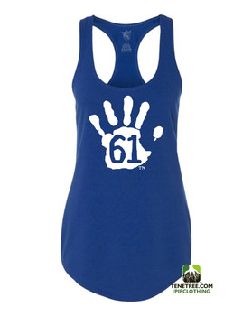 PC RUH Hand61 Ladies Royal Scalloped Racerback Tank PC RUH Hand61 Ladies Royal Scalloped Racerback Tank