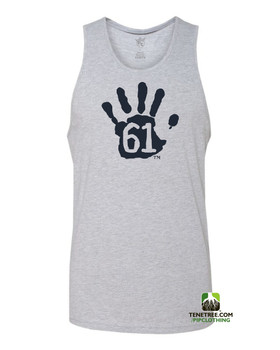 Pipclothing - Rep Ur Hood "Hand61" Light Heather Grey- Navy Tank Pipclothing - Rep Ur Hood "Hand61" Light Heather Grey- Navy Tank