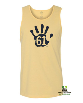 Pipclothing - Rep Ur Hood "Hand61" Banana Yellow-Navy Tank Pipclothing - Rep Ur Hood "Hand61" Banana Yellow-Navy Tank