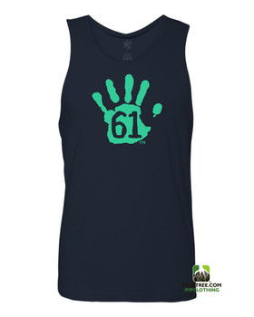 Pipclothing - Rep Ur Hood "Hand61" Navy-Light Blue Tank Pipclothing - Rep Ur Hood "Hand61" Navy-Light Blue Tank