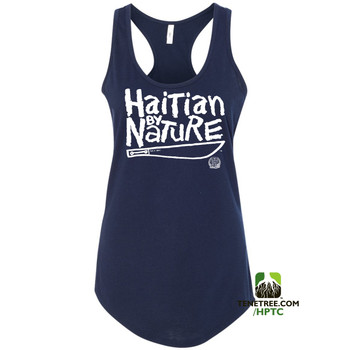 Hispaniola Port & Trade Company HBN Ladies Tank Navy White Hispaniola Port & Trade Company HBN Ladies Tank Navy White