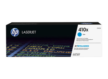 HP 410X High Yield Cyan LaserJet Toner Cartridge (CF411X) HP 410X High Yield Cyan LaserJet Toner Cartridge (CF411X)