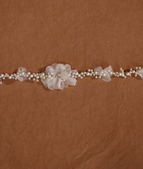 Marionat Bridal Belt 1059 - Pearl Floral Belt-The Bridal Veil Company Marionat Bridal Belt 1059 - Pearl Floral Belt-The Bridal Veil Company