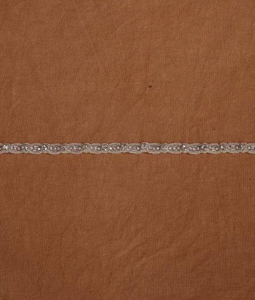 Marionat Bridal Belt 1063 - Thin Beaded Rhinestone Belt with Ribbon 30” Long-The Bridal Veil Company Marionat Bridal Belt 1063 - Thin Beaded Rhinestone Belt with Ribbon 30” Long-The Bridal Veil Company