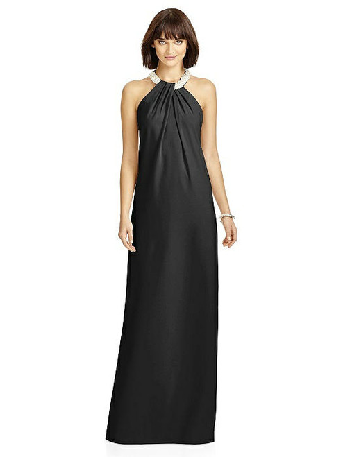 Dessy Collection Style 2971 - Black Color - Crepe - In Stock Dress Dessy Collection Style 2971 - Black Color - Crepe - In Stock Dress