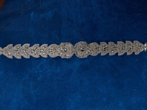 Marionat Bridal Belt 1058 - Silver Rhinestone Belt Marionat Bridal Belt 1058 - Silver Rhinestone Belt