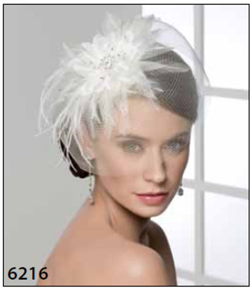 Bel Aire Bridal Accessory 6216 Flower Wedding Headpiece Bel Aire Bridal Accessory 6216 Flower Wedding Headpiece