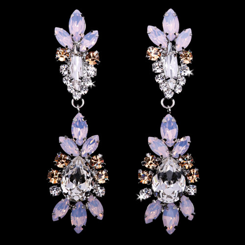 En Vogue Bridal Style E1968 - Rhinestone Earrings En Vogue Bridal Style E1968 - Rhinestone Earrings