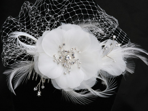 En Vogue Bird Cage Veil Style VF101- Quick Ship - Final sale En Vogue Bird Cage Veil Style VF101- Quick Ship - Final sale