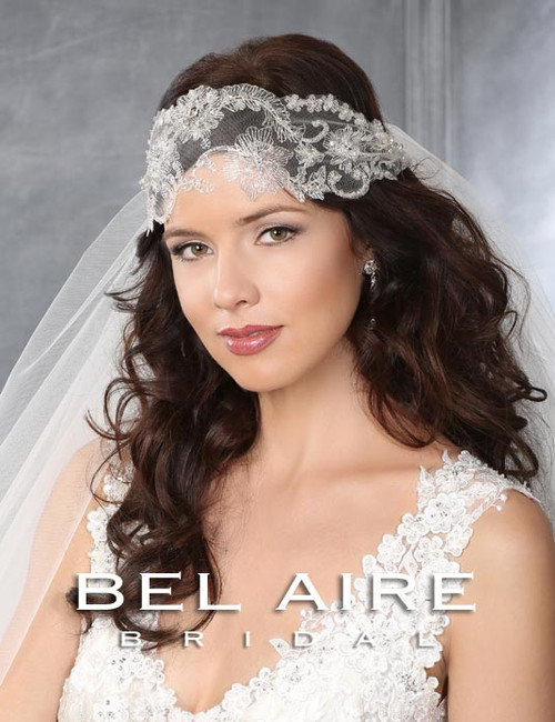 Bel Aire Bridal Accessory Headwrap or Sash 6434 - Organza Ties Bel Aire Bridal Accessory Headwrap or Sash 6434 - Organza Ties