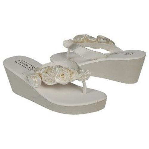 Beach Sandals-Touch Ups Women's Birdy Sandals-(White, Black or Ivory)
