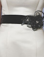 Bel Aire Bridal Belt BT015 - Sequin Flower Belt