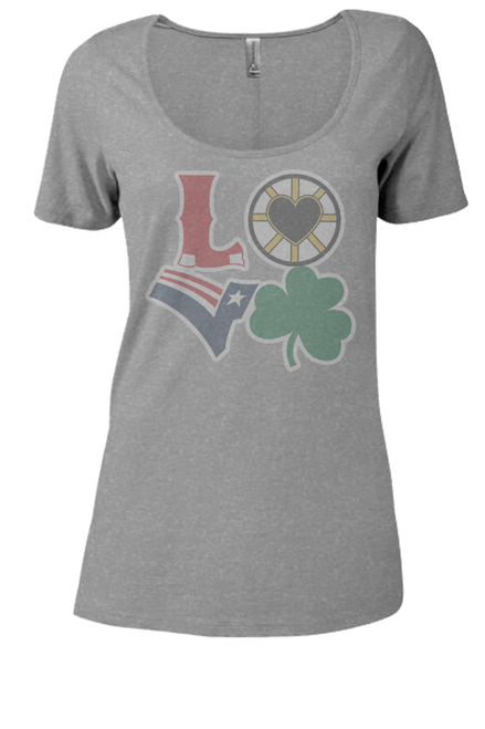 BOSTON LOVE (WOMENS) TRI-BLEND TANK TOP - I Love Boston ...