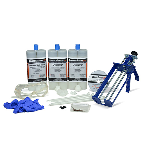 Urethane Slab Crack Repair Kit w/ UV Stabilization (Large) Concrete