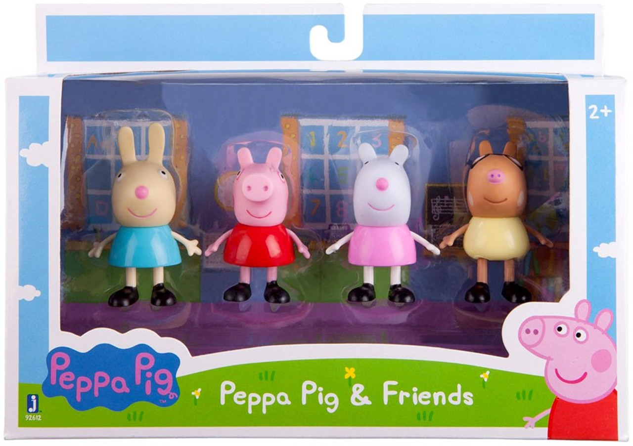 Peppa Pig Peppa Pig Friends Figure 4Pack Jazwares ToyWiz