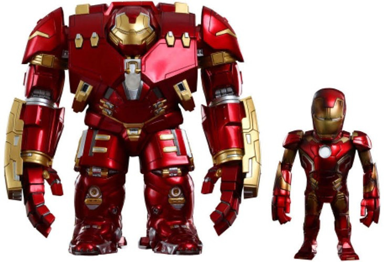 Marvel Avengers Age of Ultron Artist Mix Figure Series 1 Hulkbuster & Mark XLIII Damaged Action Figures