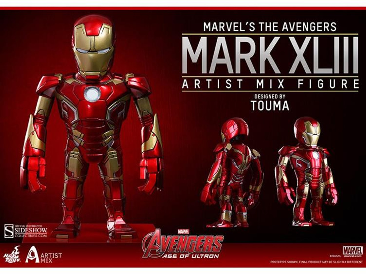 Marvel Avengers Age of Ultron Artist Mix Figure Series 1 Iron Man Mark XLIII Action Figure