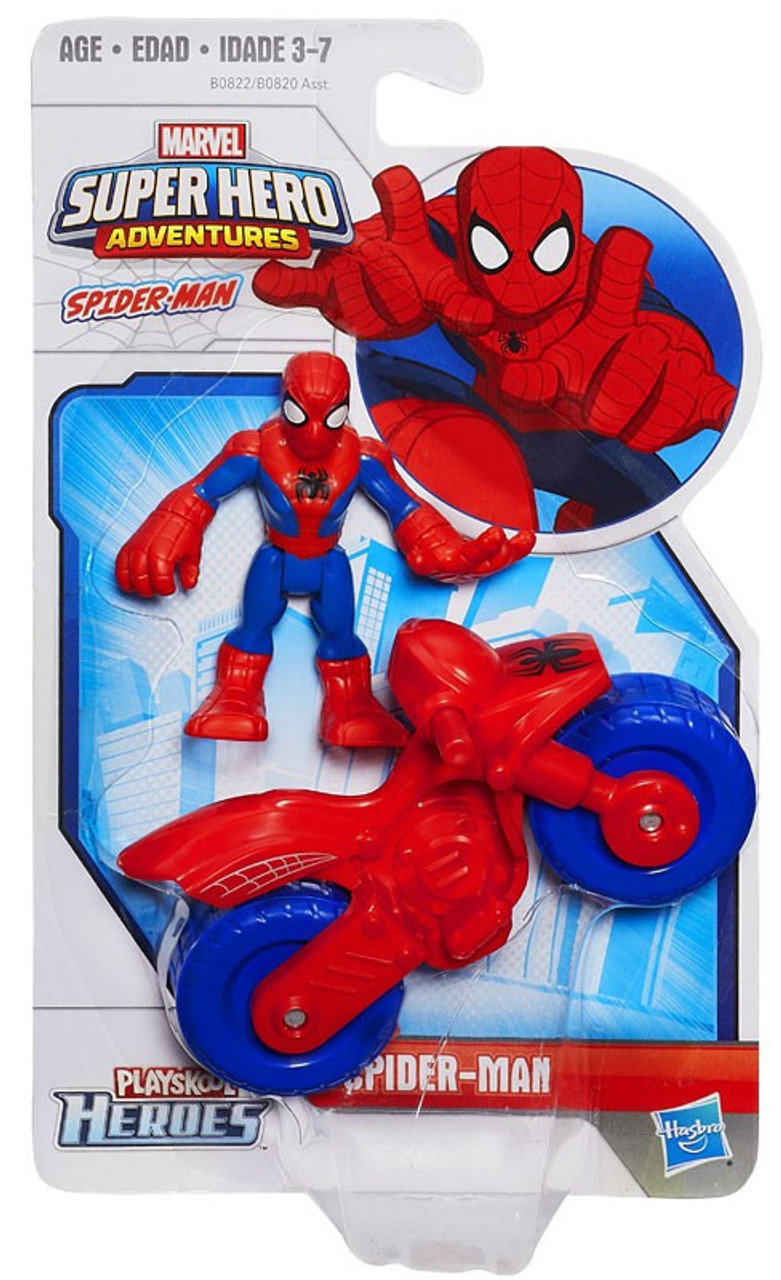 Marvel Playskool Heroes Super Hero Adventures Spider-Man Action Figure ...