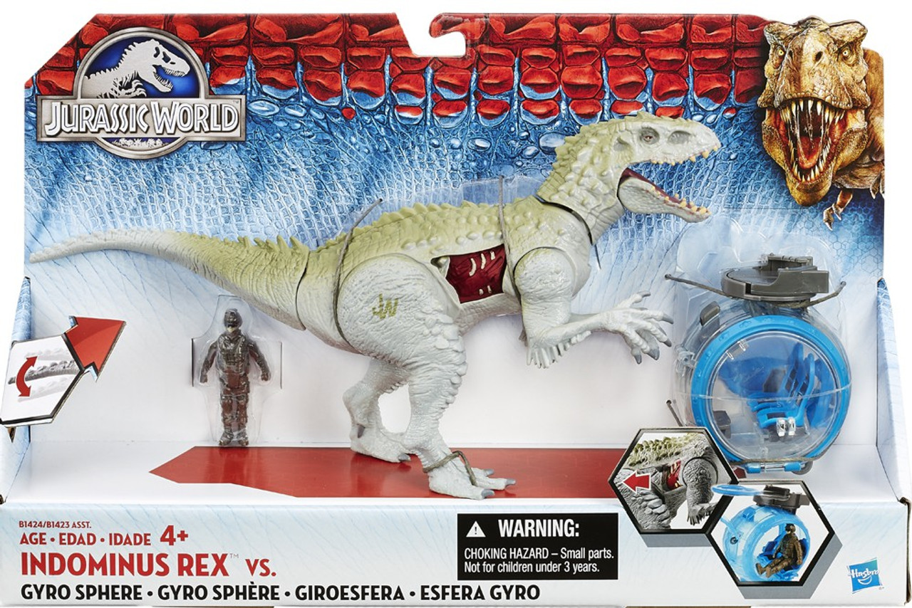 Jurassic World Indominus Rex vs Gyro Sphere Capture Vehicle Hasbro Toys ...
