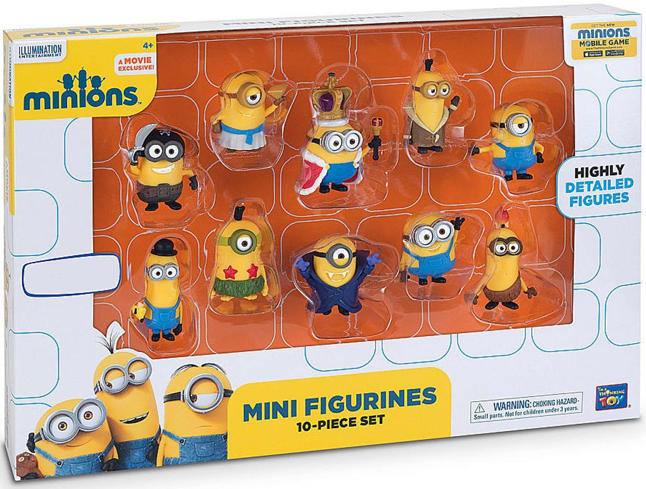 Despicable Me Minions Movie Minions Mini Figurines Exclusive 2 10-Piece ... - Apiz49zah  42093.1461372467
