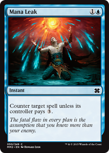Magic The Gathering Modern Masters 2015 Single Card Common Mana Leak 50